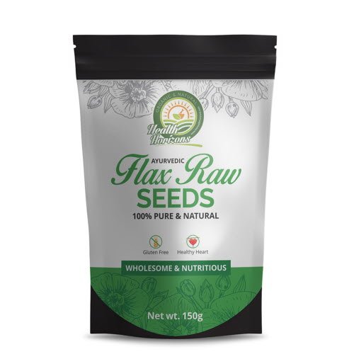 Health Horizons Ayurvedic Flax Raw Seeds