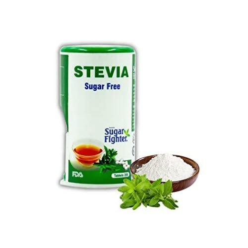 Sugar Fighter Stevia Powder with 100 Tablets Free