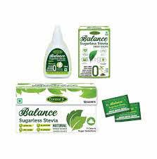 Control D Combo Pack of Balance Sugarless Stevia Sweet Drops 10ml and 50 Sachet