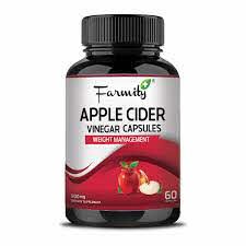 Farmity Apple Cider Vinegar 500mg Capsule