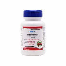 HealthVit Rose Hips 500mg Capsule