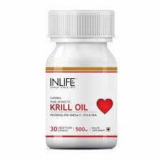 Inlife Krill Oil Omega 3 Fatty Acid 500mg Capsule