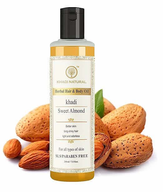 Khadi Herbal Sweet Almond Oil