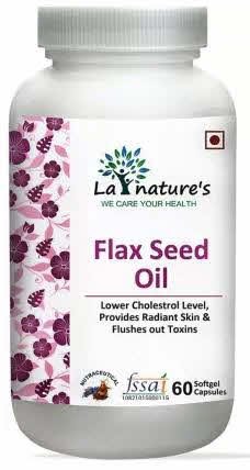 La Nature's Flax Seed Oil Softgel Capsules