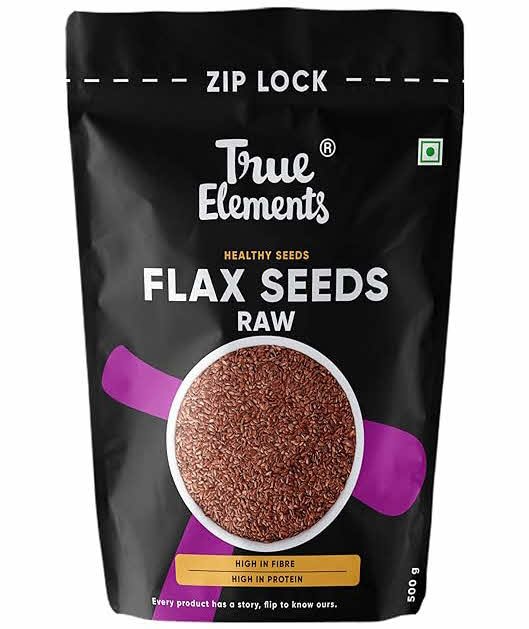 True Elements Flax Raw Seeds