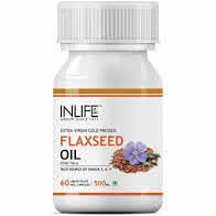 Inlife Flaxseed Oil Vegetarian Capsule